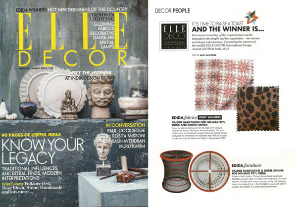 Elle Decor India February March 2014 No Mad