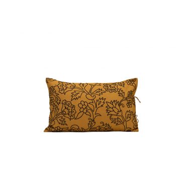 nomad-india-kusum-ochre-black-cushion-cover-35x55