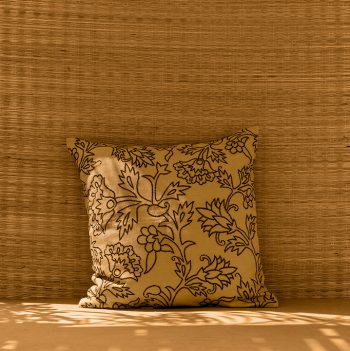 nomad-india-kusum-ochre-black-cushion-cover-main