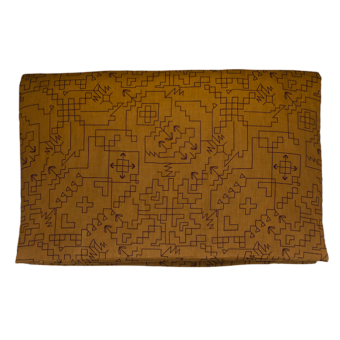 nomadindiarykaochreblackmattresscover NoMad