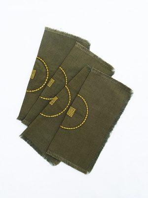 nomad-india-table-linen-cockail-napkins-shunya-khaki-olive-1
