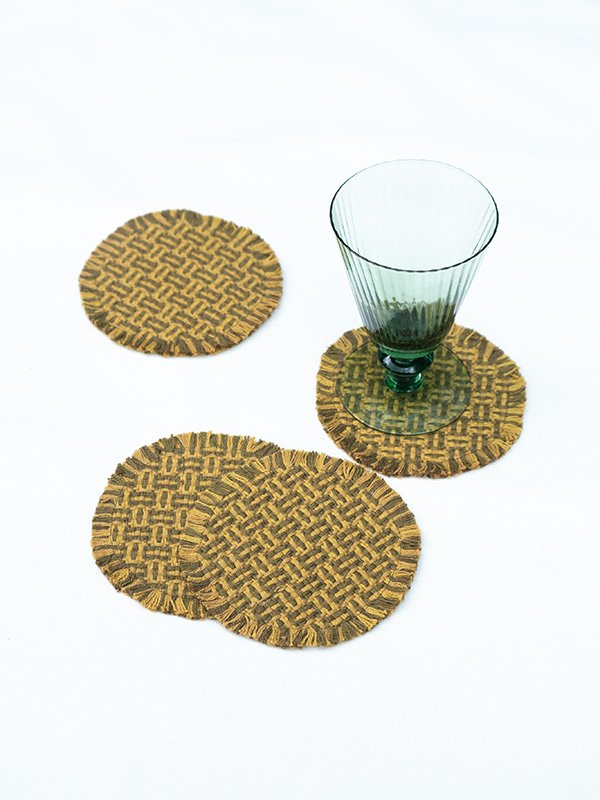 nomad-india-table-linen-coasters-bunai-khaki